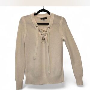 Coastal Grandma Eclectic Grandpa Preppy wool blend Banana Republic  Sweater XS